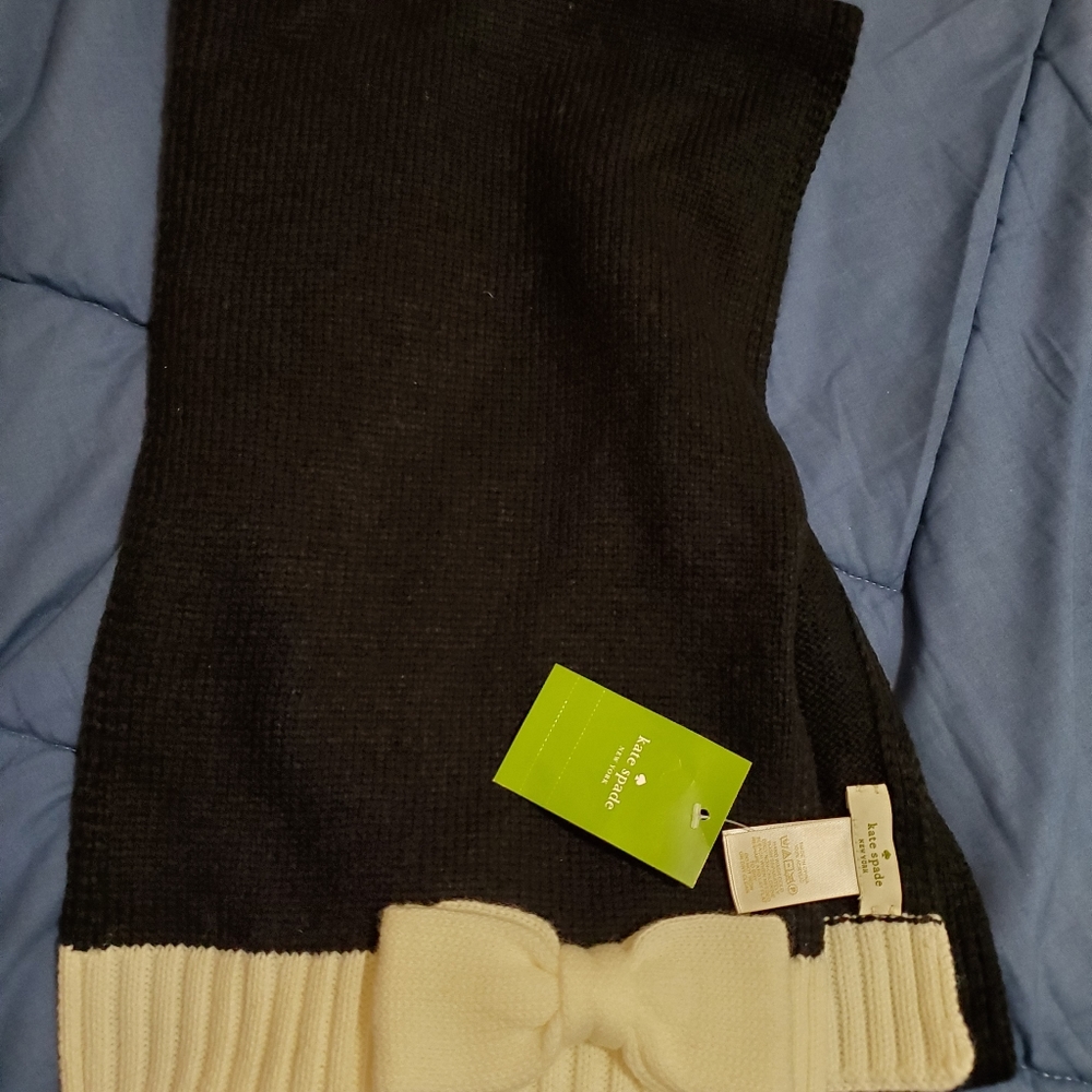 NWT - Kate Spade Bow Scarf